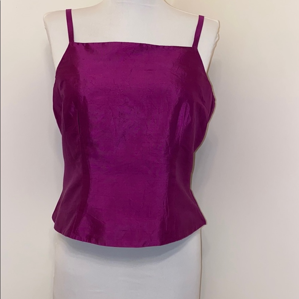 PETITE SOPHISTICATE 100% SILK TOP